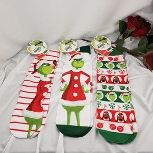 Grinch Christmas Socks! NWT